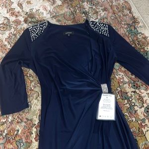 R&M Richards Navy Dress